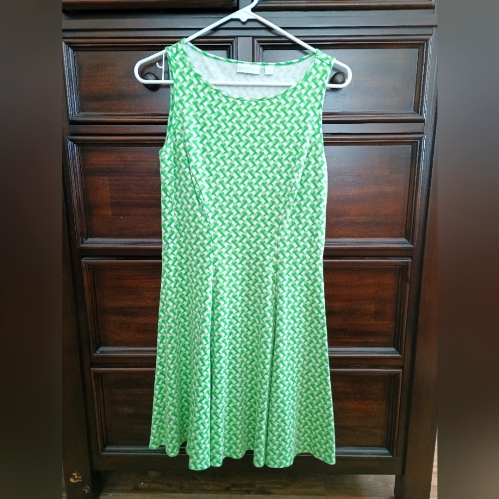 Sleeveless Green Dress
